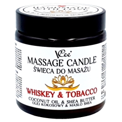 Świeca do masażu - Whiskey & tobacco 80 g