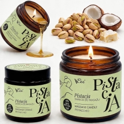 Świeca do masażu - Pistacja 80 g 