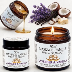 Świeca do masażu - Lavender & Vanilla 80 g