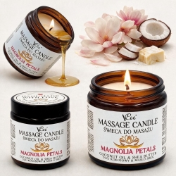 Świeca do masażu - Magnolia petals 80 g