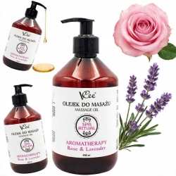 Olejek do masażu - AROMATHERAPY Rose & Lavender 500 ml