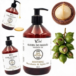 Olejek do masażu - SOOTHING Macadamia & Jojoba Oils 500 ml