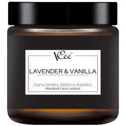 Świeca sojowa - Lavender & vanilla 100 ml