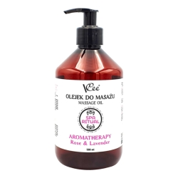 Olejek do masażu - AROMATHERAPY Rose & Lavender 500 ml