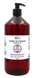 Olejek do masażu - AROMATHERAPY Rose & Lavender 1000 ml
