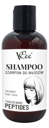 Pogrubiający szampon z peptydami do włosów prostych 200 ml